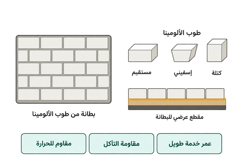 طوب الألومينا — صورة المنتج