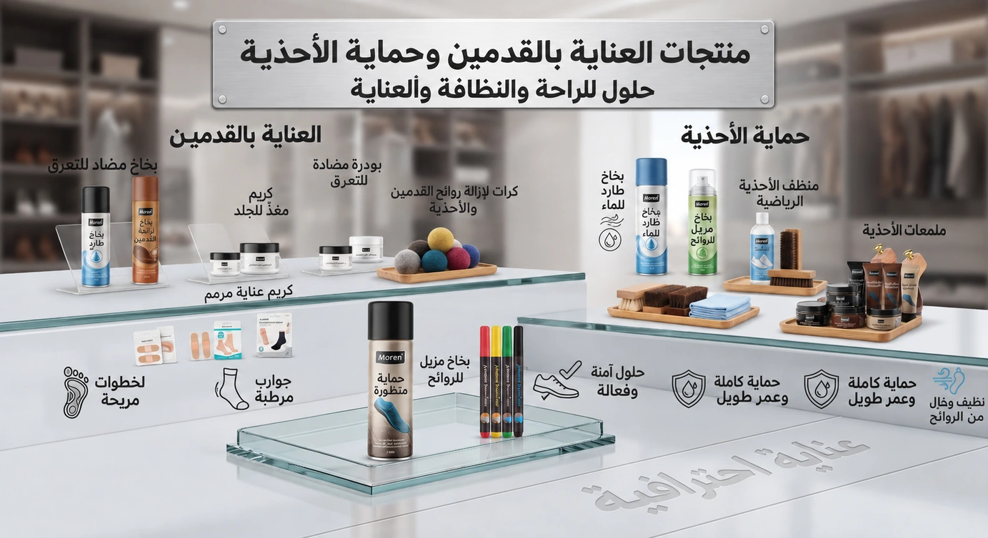 منتجات العناية بالقدمين وحماية الأحذية — صورة المنتج