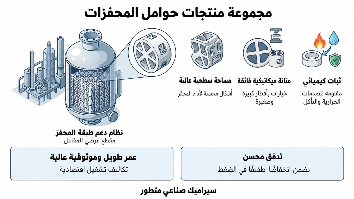 حوامل المحفزات (الألومينا والزركونيا) — صورة المنتج