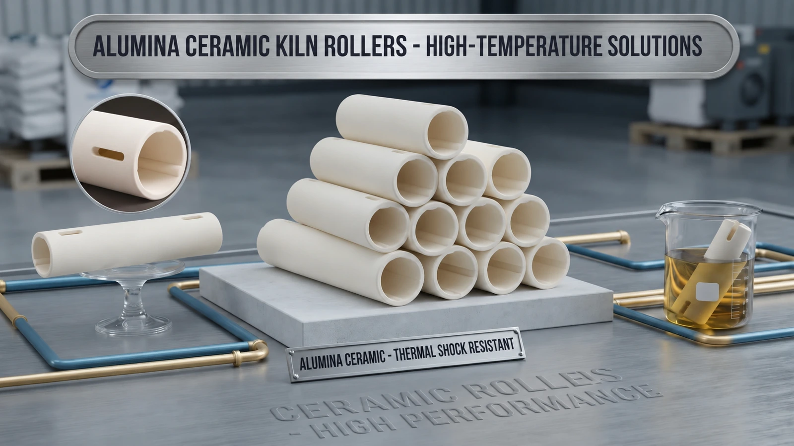 Ceramic Kiln Rollers — product image