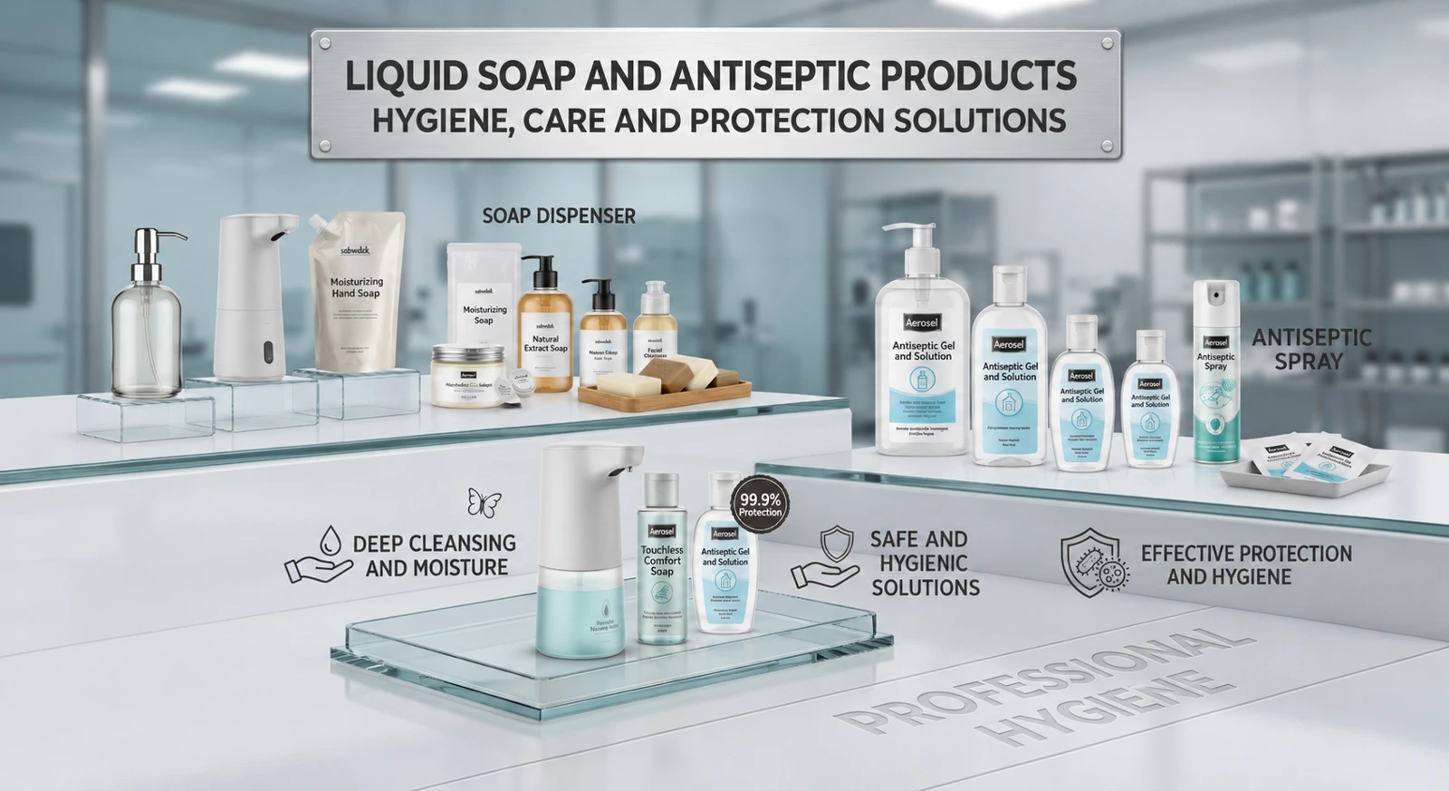 Liquid Soaps and Antiseptic Products — product image